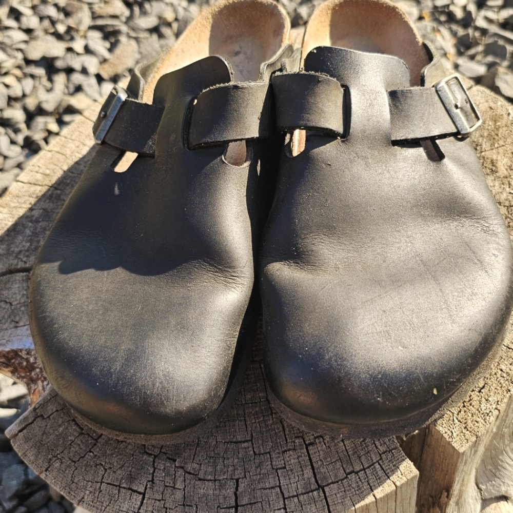 Birkenstock Boston 41 Black Oiled